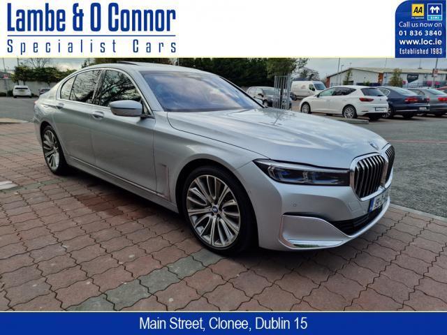 Image for 2019 BMW 7 Series 730d NEW MODEL * GLACIER SILVER / BLACK EXCLUSIVE NAPPA LEATHER * SUNROOF * LOW MILES * 