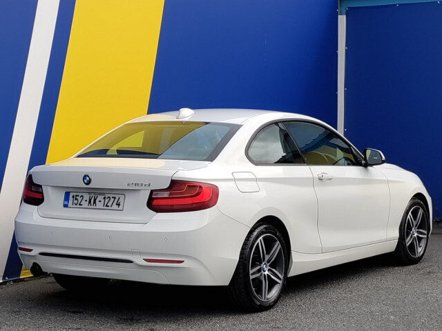 Image for 2015 BMW 2 Series 218D SPORT COUPE // FULL LEATHER INTERIOR // PARKING SENSORS // AIR CONDITIONING // FINANCE THIS CAR FROM ONLY €63 PER WEEK