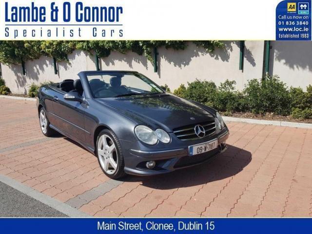 Image for 2009 Mercedes-Benz CLK Class CLK 200 AUTO * AMG PACK * TENORITE FREY / BLACK NAPPA LEATHER * FULL SPEC * 