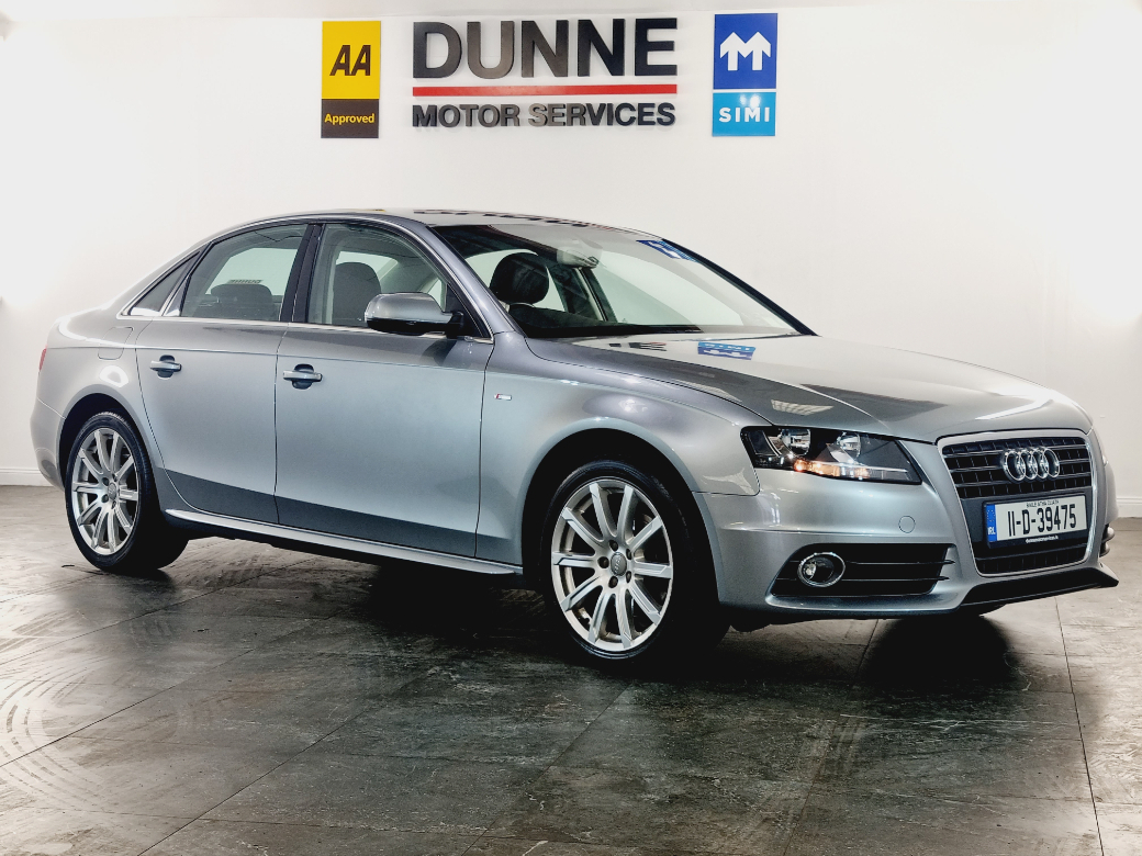 Image for 2011 Audi A4 2.0 TDI 120 SE, AA APPROVED, SERVICE HISTORY x9 STAMPS INCL T/BELT @ 135K KM, TWO KEYS, NCT 01/23, S-LINE EXTERIOR, 12 MONTH WARRANTY, FINANCE AVAIL