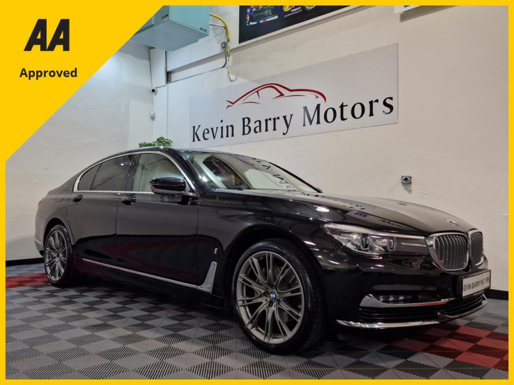 Image for 2018 BMW 7 Series 740E EXCLUSIVE (PLUG IN HYBRID) AUTOMATIC **TOP SPEC / CANBERRA BEIGE LEATHER / MASSAGE FRONT SEATS / GESTURE CONTROL / SOFT CLOSE DOORS / HEADS UP DISPLAY / REVERSE CAMERA / WIRELESS PHONE CHARGING**
