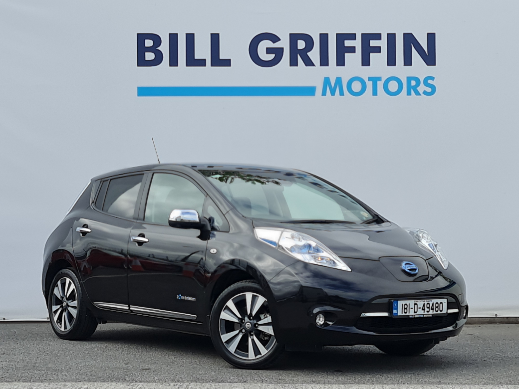 Image for 2018 Nissan Leaf Tekna 110BHP 24 kWh ELECTRIC AUTOMATIC MODEL // FULL LEATHER // HEATED SEATS // SAT NAV // BOSE SOUND SYSTEM // FINANCE THIS CAR FOR ONLY €76 PER WEEK