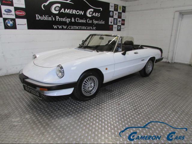 Image for 1989 Alfa Romeo Spider 1600 CABRIOLET LEFT HAND DRIVE 115. EXCEPTIONAL EXAMPLE.