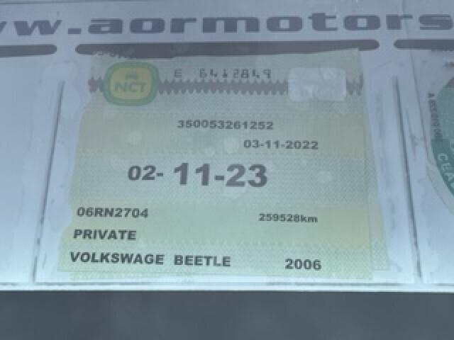 Image for 2006 Volkswagen Beetle BEETLE