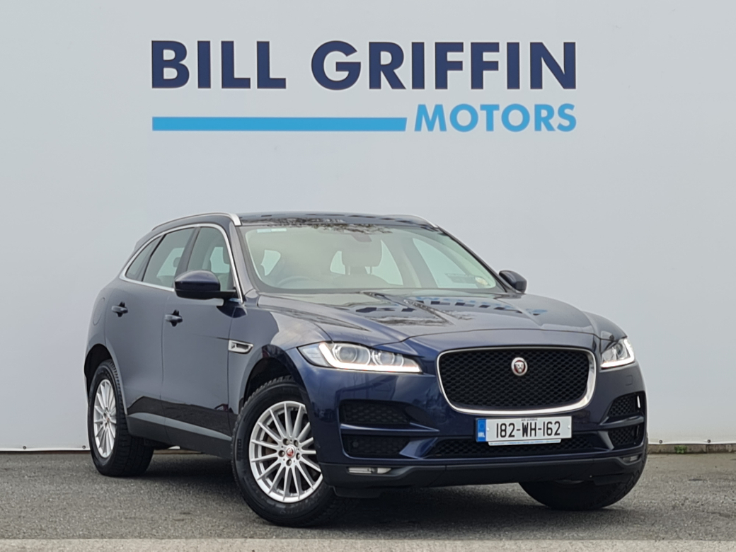 Image for 2018 Jaguar F-Pace 2.0D AWD PRESTIGE AUTOMATIC 180BHP MODEL // FULL CREAM LEATHER // HEATED SEATS // SAT NAV // FINANCE THIS CAR FOR ONLY €147 PER WEEK