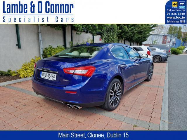 Image for 2017 Maserati Ghibli DV6 AUTO * EMOZIONE BLUE METALIC / CREAM LEATHER *LOW MILEAGE * MASERATI SERVICE HISTORY * BEST AVAILABLE * 