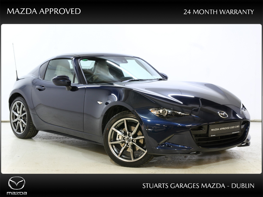 Image for 2022 Mazda MX-5 MX-5 2.0P (184PS) RF GT STONE NAPPA LEATHER*WIRELESS CARPLAY, HEATED SEATS, KEYLESS ENTRY, ADAPTIVE LIGHTING, LANE DEPARTURE, BOSE, CRUISE & CLIMATE, LIMITED SLIP DIFF, BILSTEIN SPRINGS*