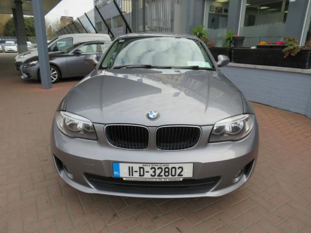 Image for 2011 BMW 1 Series 118D SPORT COUPE 2DR // ORIGINAL IRISH CAR // ALLOYS // FULL LEATHER // AIR-CON // 2 KEYS // CENTRAL LOCKING // MFSW // NAAS ROAD AUTOS EST 1991 // CALL 01 4564074 // SIMI DEALER 2022 