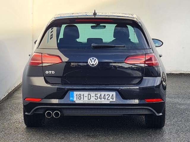 Image for 2018 Volkswagen Golf 2.0 TDI GTD 184BHP AUTOMATIC MODEL // SPORT INTERIOR // DIGITAL CLUSTER // SAT NAV // REVERSE CAMERA // FINANCE THIS CAR FOR ONLY €114 PER WEEK