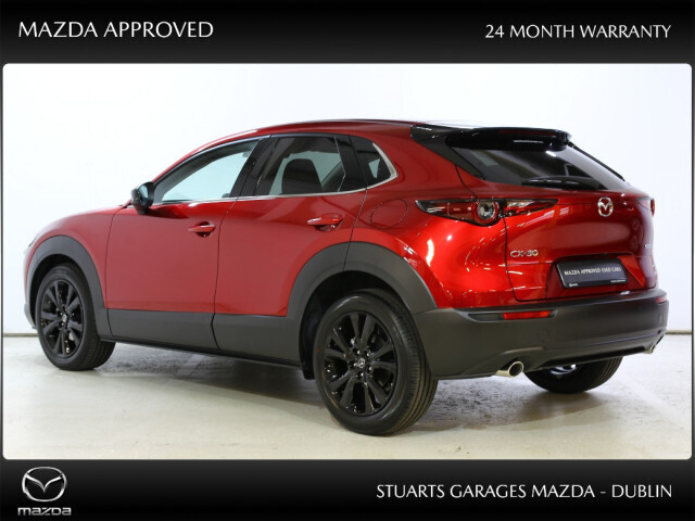 Image for 2022 Mazda CX-30 M Hybrid SKY-X (186PS) Homura*ELECTRIC TAILGATE, KEYLESS, HEADS UP, NAV, TRAFFIC SIGN RECOGNITION, REAR CAMERA, ADAP CRUISE, LANE DEPARTURE, HEATED SEATS, DUAL CLIMATE, BLIND SPOT DETECTION, PRIVACY