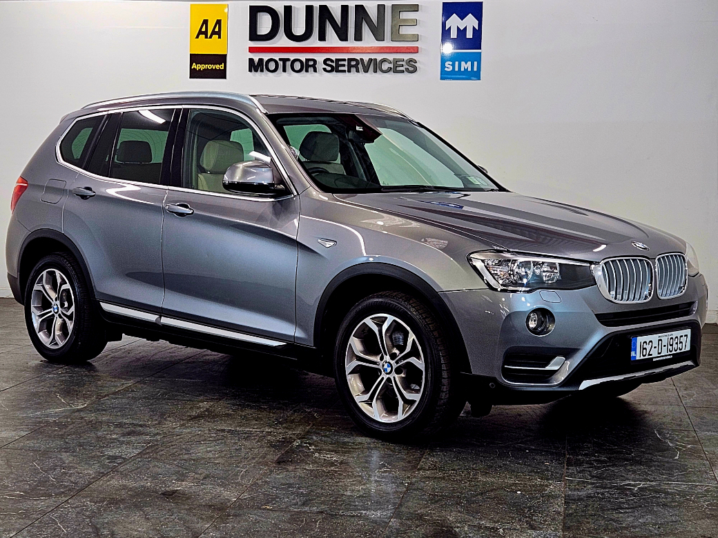 Image for 2016 BMW X3 X-DRIVE 2.0d X-LINE AUTO, BMW SERVICE HISTORY X3 STAMPS, TWO KEYS, NCT 09/24, SAT NAV, HEATED SEATS, BLUETOOTH, 12 MONTH WARRANTY, FINANCE AVAIL