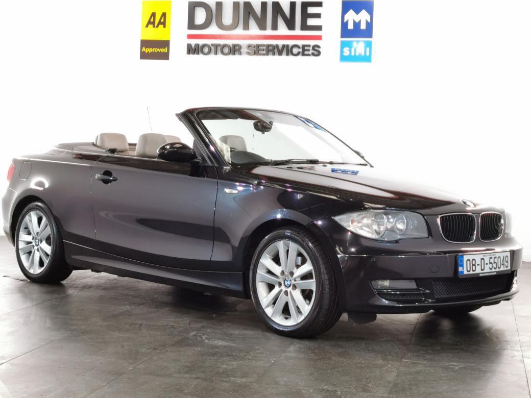 Image for 2008 BMW 1 Series 118I SE CONVERTIBLE, AA APPROVED, EXTENSIVE SERVICE HISTORY X11 STAMPS, TWO KEYS, NCT 10/23, BLUETOOTH, 3 MONTH WARRANTY