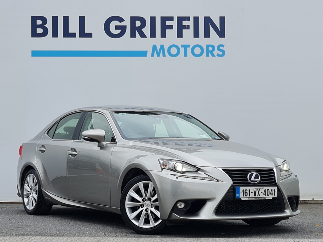 Image for 2016 Lexus IS 2.5 CVT EXECUTIVE EDITION HYBRID AUTOMATIC 225BHP MODEL // MAIN DEALER SERVICE HISTORY // FULL LEATHER // HEATED SEATS // SAT NAV // FINANCE THIS CAR FOR ONLY €66 PER WEEK PER WEEK