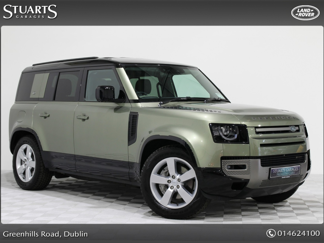 Image for 2023 Land Rover Defender NEW DEFENDER 110 PHEV X-DYNAMIC S. FINSIHED IN PANGEA GREEN METALLIC, WITH KHAKI RESIST INTERIOR. AVAILABLE FOR IMMEDIATE DELIVERY
