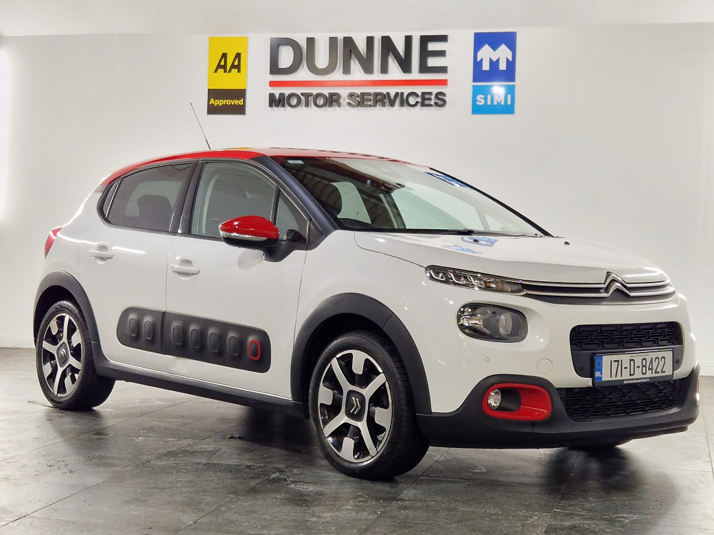 Image for 2017 Citroen C3 PURETECH 75 FLAIR BLUEHDI 5DR, TWO KEYS, NCT 01/25, TOUCHSCREEN, BLUETOOTH, ANDROID AUTO, APPLE CARPLAY, 12 MONTH WARRANTY, FINANCE AVAIL