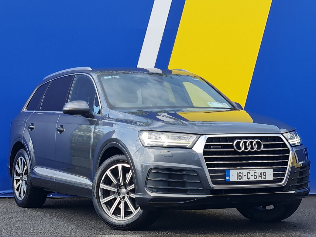 Image for 2016 Audi Q7 3.0 TDI S-LINE AUTOMATIC 218BHP // 7 SEATER // FULL LEATHER INTERIOR // HEATED SEATS // SAT NAV // FINANCE THIS CAR FROM ONLY €156 PER WEEK