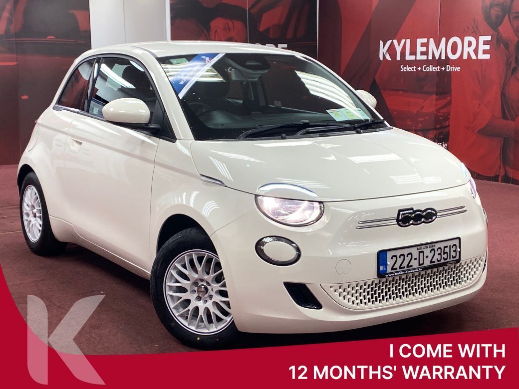 Image for 2022 Fiat 500e 70KW 24KWH ACTION EDITION - ELECTRIC - ICE WHITE PASTEL - REVERSE CAMERA